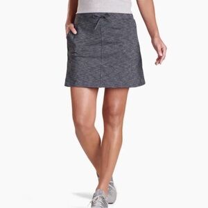 KUHL Harmony Gray Stretch Knit Skort Size Medium